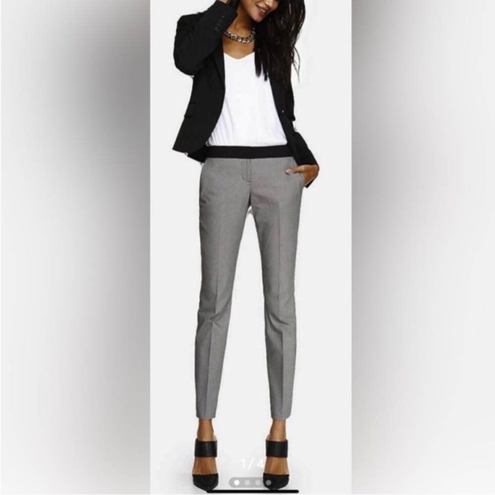 Express Columnist Ankle Mid Rise Pants